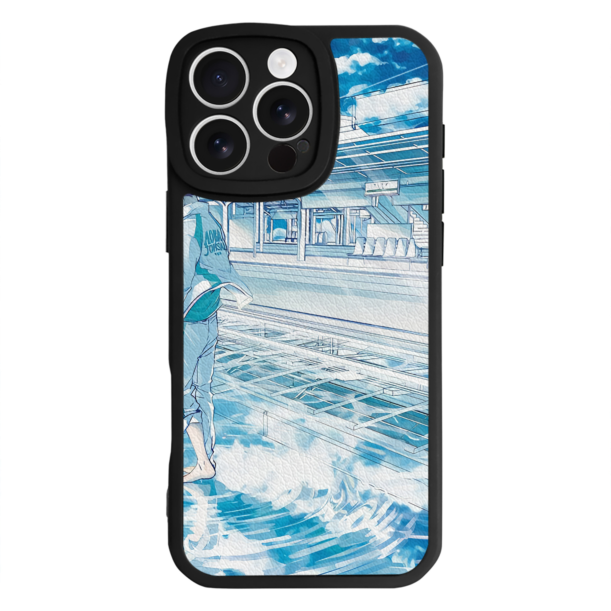 （画像用） ハイキュー!! Haikyu!! 【iPhone 16シリーズ対応】シリコンスマホケース（レザー調） 材質：シリコン